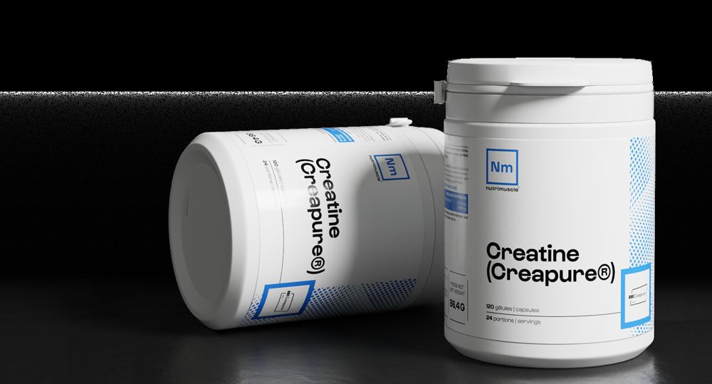 Pots de créatine Creapure Nutrimuscle
